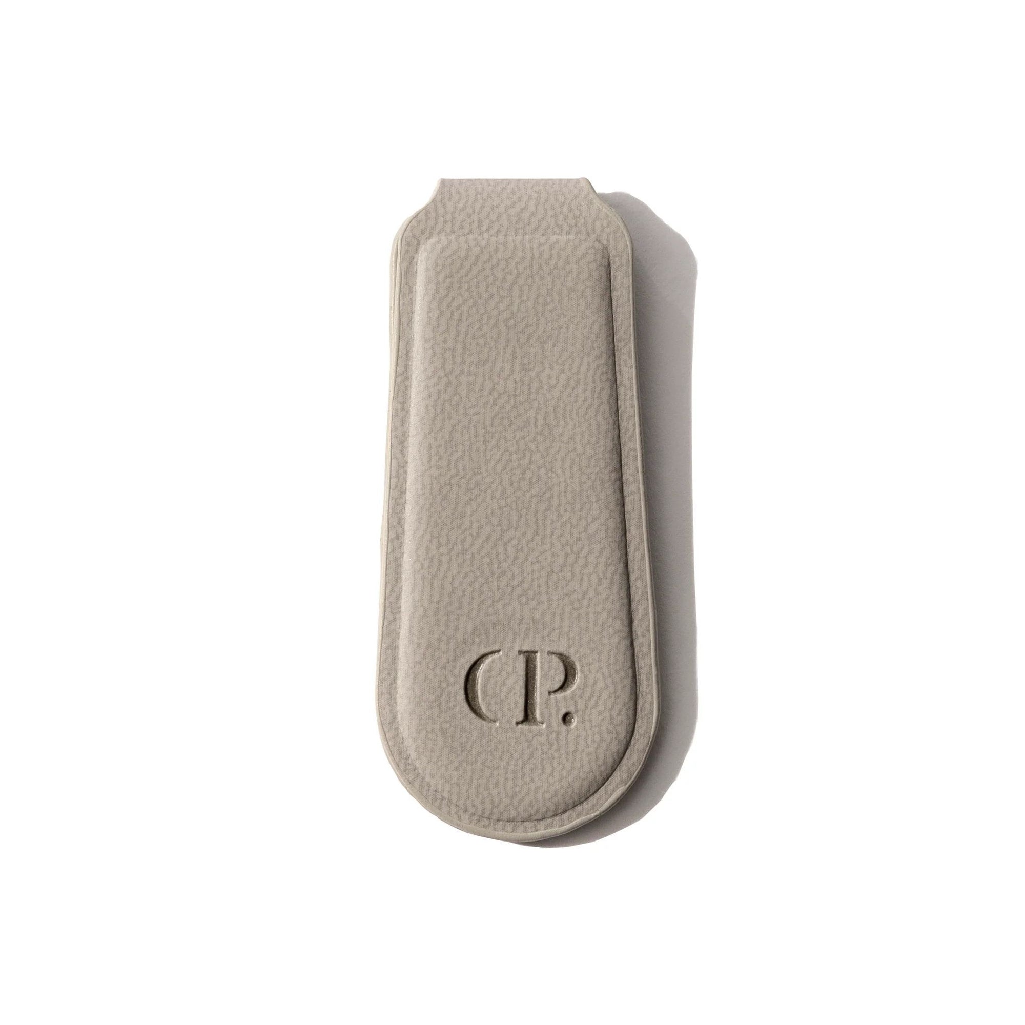 Magnetic Leather Clip - Taupe