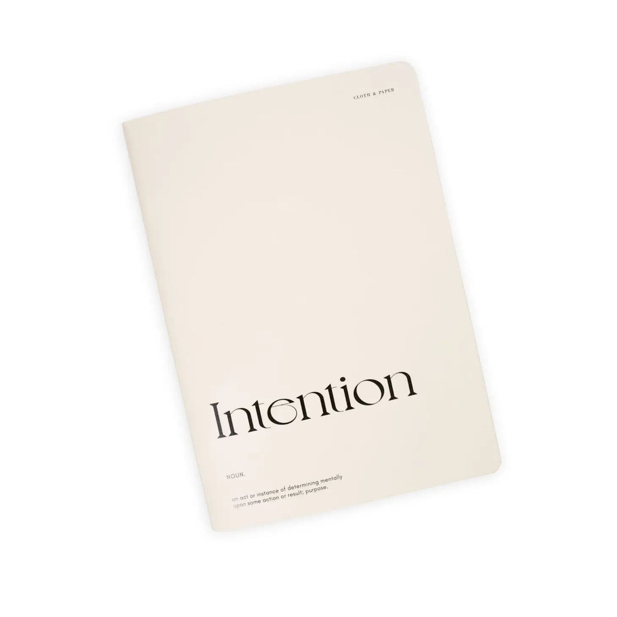Intention Mental Wellness Notebook