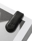 Magnetic Leather Clip - Black