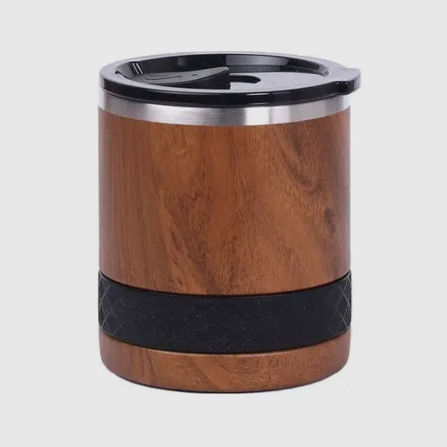 Recess Lowball Tumbler - Teakwood