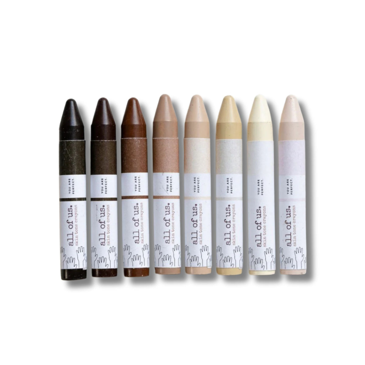 Skin Crayons All of Us - Skin Tone Crayons – Boxed in Black