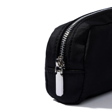 Black Nylon Zip Pouch