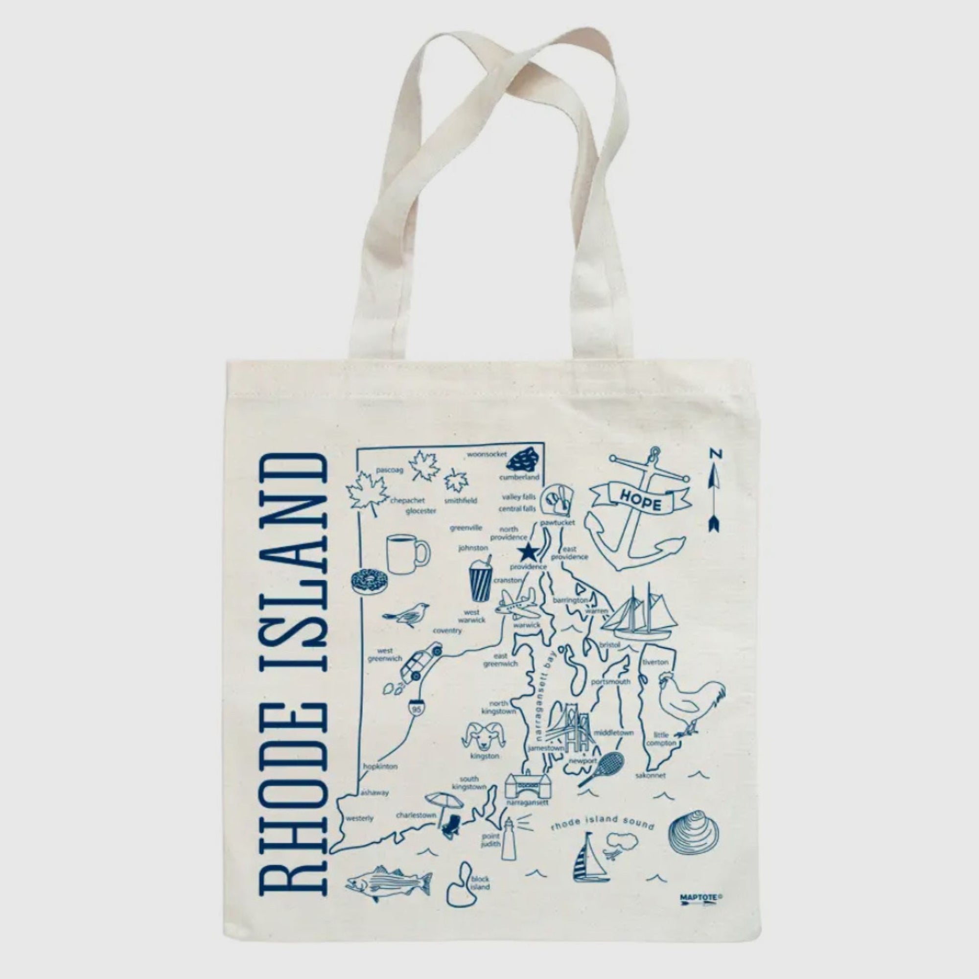 Rhode Island Canvas Tote