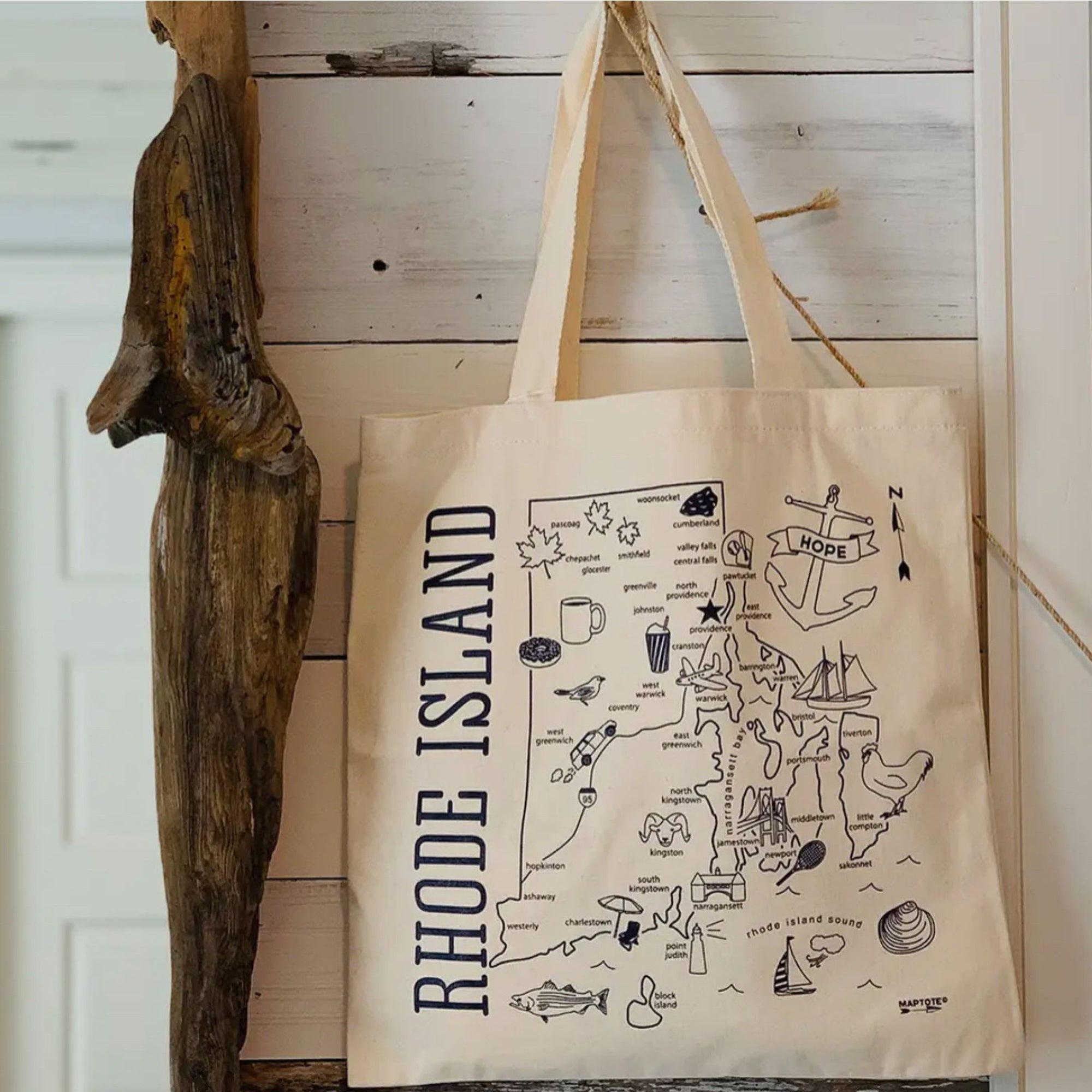 Rhode Island Canvas Tote